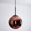 Gastor Hängeleuchte Glas 25 cm Kupferfarben, 1-flammig