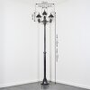 Naofe Kandelaber Schwarz, Silber, 3-flammig