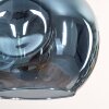 Ripoll Pendelleuchte Glas 15 cm Blau, Grün, Kupferfarben, 5-flammig