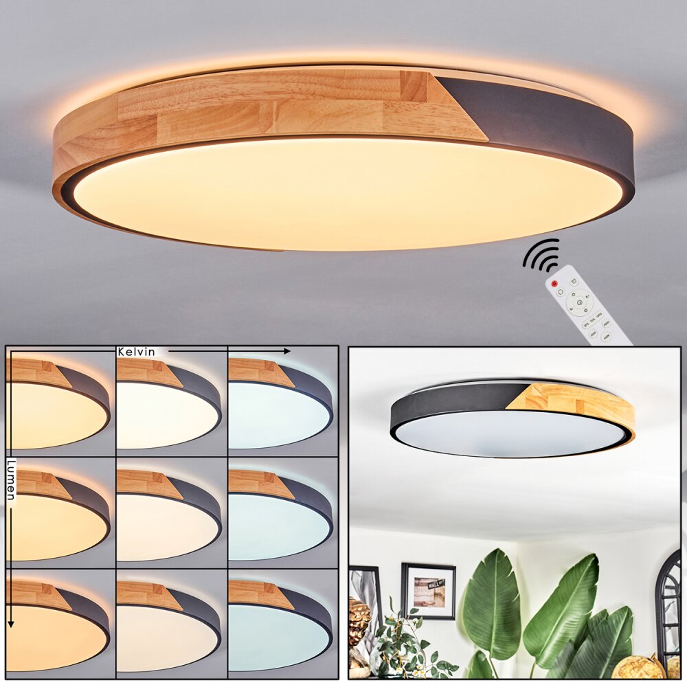 Cadaixo Deckenleuchte LED Weiß, 1-flammig, Fernbedienung main product photo