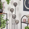 Gastor Stehleuchte Glas 15 cm Holz hell, Schwarz, 4-flammig