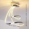 Sepino Deckenleuchte LED Chrom, 1-flammig