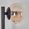Chehalis Wandleuchte Glas 10 cm Bernsteinfarben, Klar, 3-flammig