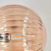 Chehalis Wandleuchte Glas 12 cm Bernsteinfarben, 3-flammig