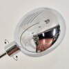 Nikkala Stehleuchte Chrom, Marmor, Weiß, 5-flammig