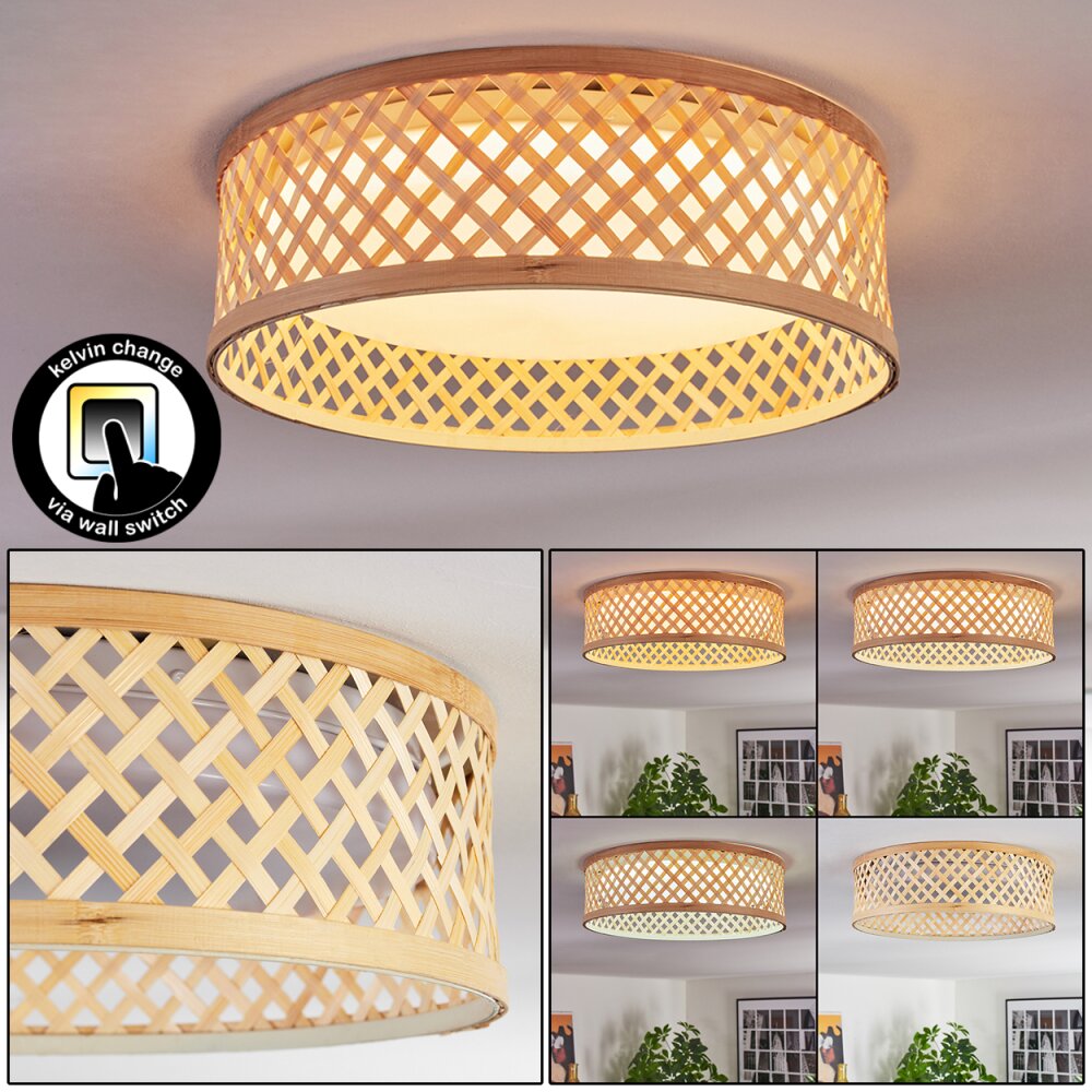 Barroco Deckenleuchte LED Naturfarben, Weiß, 1-flammig main product photo