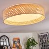 Barroco Deckenleuchte LED Naturfarben, Weiß, 1-flammig