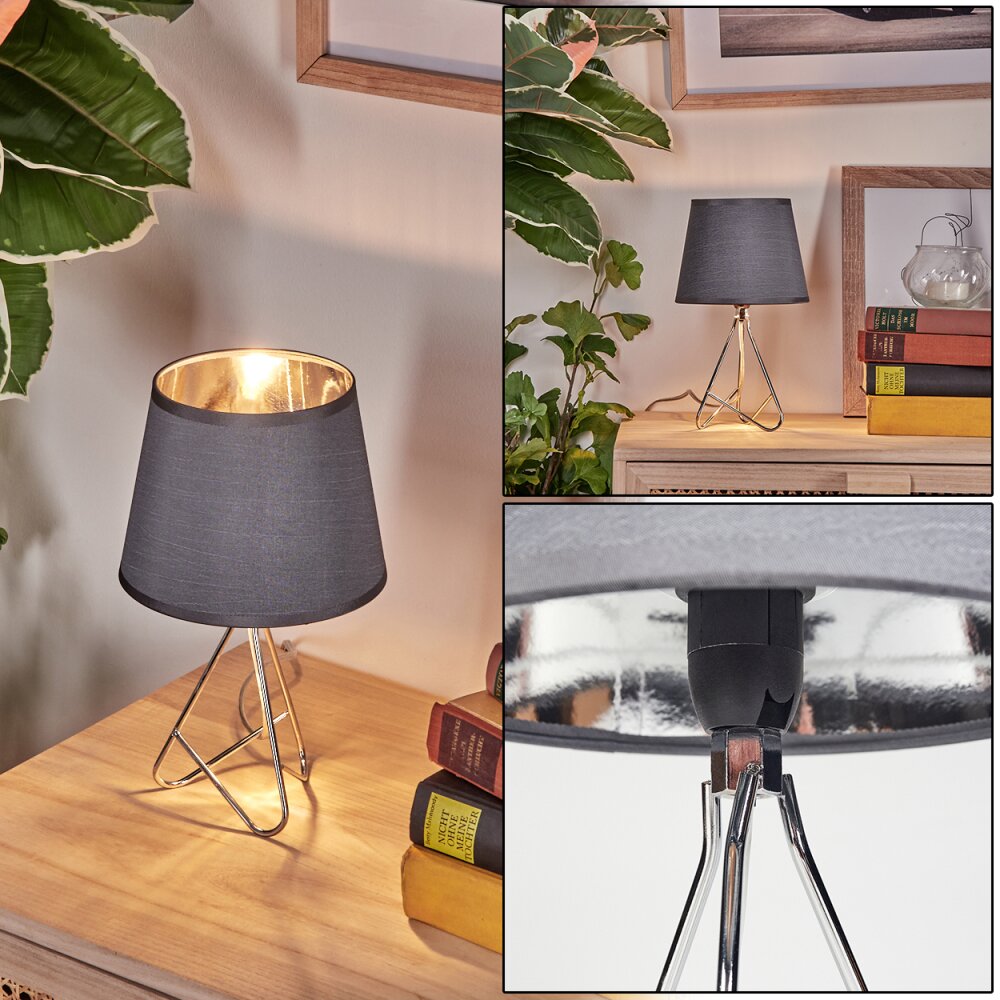 Cuan Tischleuchte Silber, 1-flammig main product photo