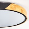 Cadaixo Deckenleuchte LED Naturfarben, Schwarz, 1-flammig, Fernbedienung
