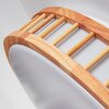 Amarelos Deckenleuchte LED Naturfarben, Weiß, 1-flammig, Fernbedienung
