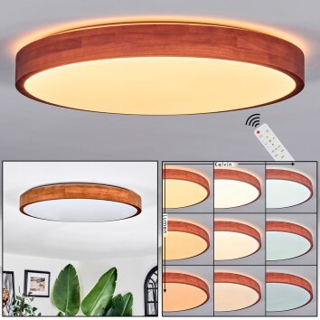 Sofo Deckenleuchte LED Naturfarben, 1-flammig, Fernbedienung