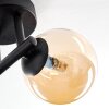 Chehalis Deckenleuchte Glas 12 cm Bernsteinfarben, 3-flammig