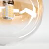 Chehalis Deckenleuchte Glas 12 cm Bernsteinfarben, Klar, 3-flammig