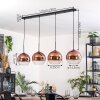 Koyoto Hängeleuchte Glas 25 cm Klar, Kupferfarben, 4-flammig