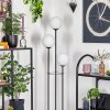 Gastor Stehleuchte Glas 15 cm Schwarz, 3-flammig