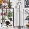 Gastor Stehleuchte Glas 15 cm Schwarz, 3-flammig