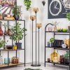 Koyoto Stehleuchte Glas 15 cm Schwarz, 3-flammig