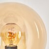 Gastor Stehleuchte Glas 15 cm Schwarz, 3-flammig