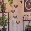 Gastor Stehleuchte Glas 15 cm Holz dunkel, Schwarz, 4-flammig