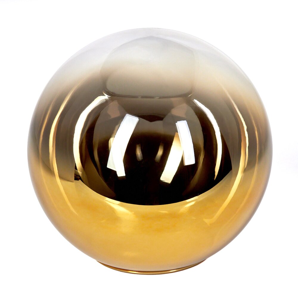 Lampenschirm aus Glas Gastor Ersatzglas 20 cm Gold, Klar main product photo