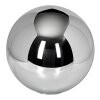 Glas-Lampenschirm Gastor Ersatzglas 25 cm Chrom, Rauchfarben