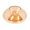 Lampenschirm aus Glas Mertola Ersatzglas 30 cm Bernsteinfarben