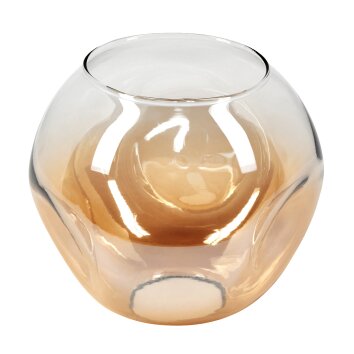 Glas-Lampenschirm Ripoll Ersatzglas 15 cm Bernsteinfarben, Klar