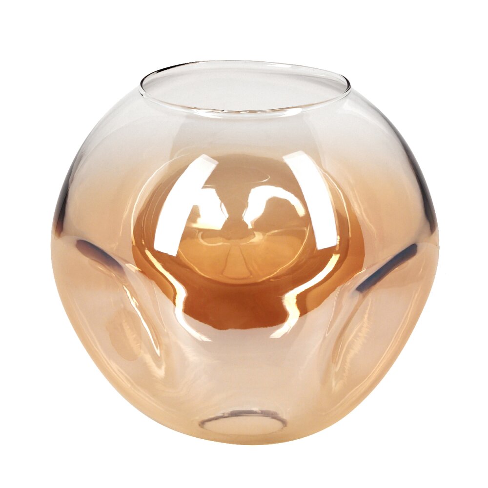 Glaslampenschirm Ripoll Ersatzglas 20 cm Bernsteinfarben, Klar main product photo