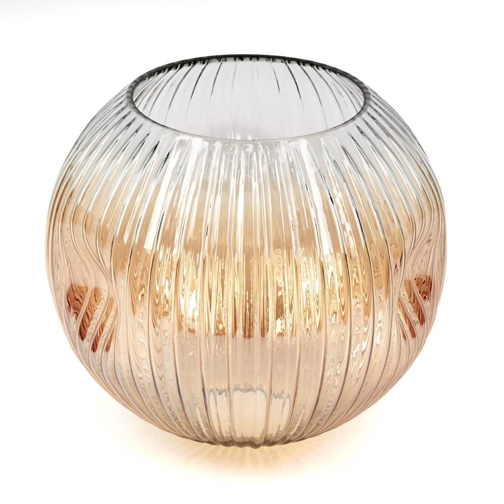 Glaslampenschirm Ripoll Ersatzglas 20 cm Bernsteinfarben, Klar main product photo
