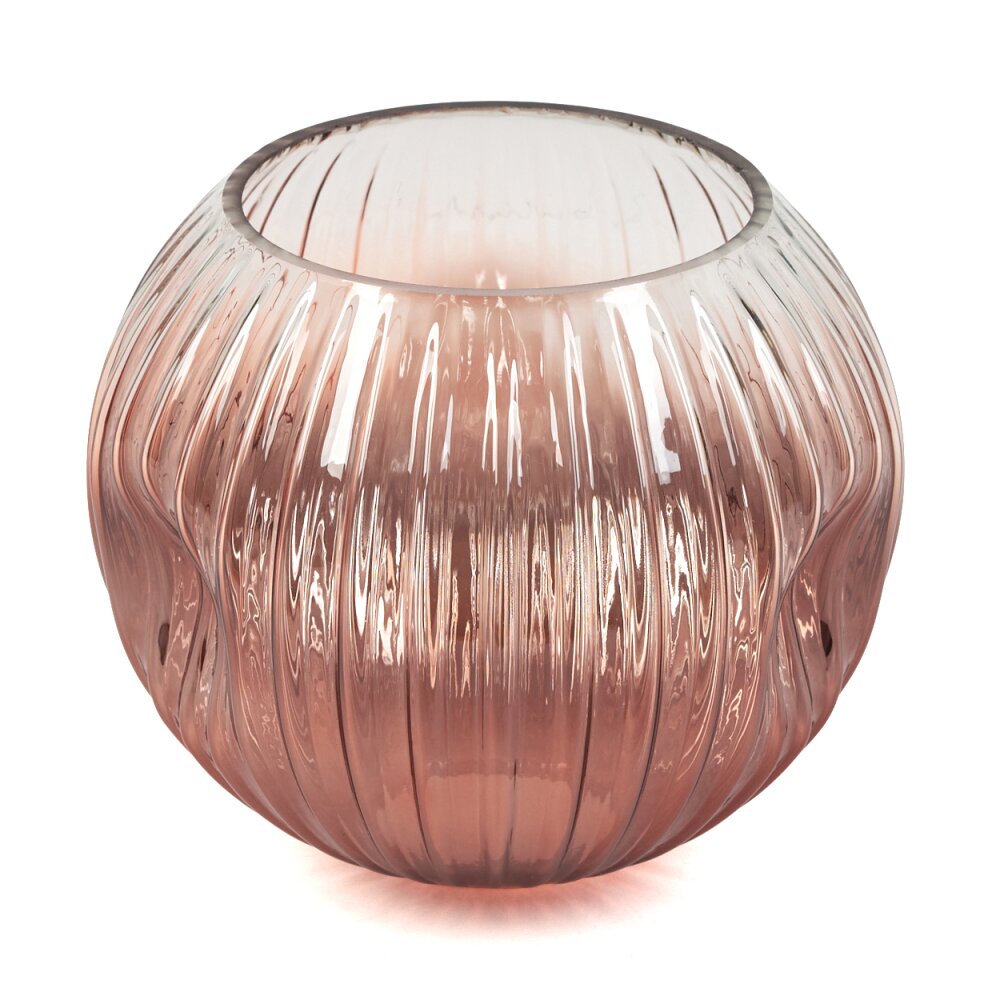 Glas-Lampenschirm Ripoll Ersatzglas 15 cm Klar, Kupferfarben main product photo