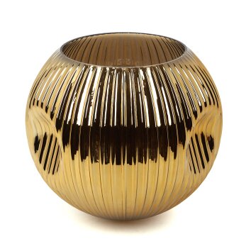 Lampenschirm aus Glas Ripoll Ersatzglas 25 cm Gold