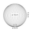 Glaslampenschirm Bernado Ersatzglas 10 cm Klar
