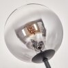 Gastor Stehleuchte Glas 15 cm Schwarz, 3-flammig