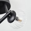 Chehalis Deckenleuchte Glas 10 cm Klar, 3-flammig