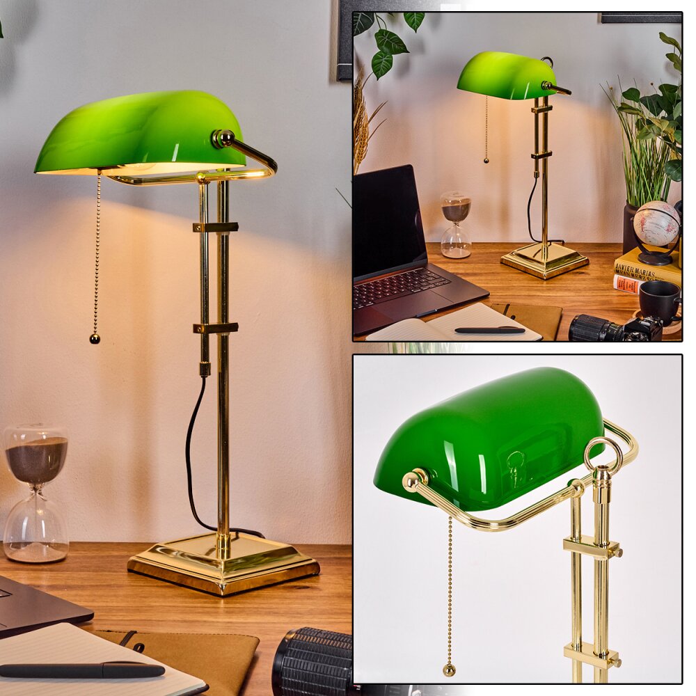 Ragaz Tischleuchte Messing, 1-flammig main product photo