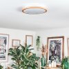 Nogueira Deckenleuchte LED Naturfarben, Weiß, 1-flammig