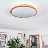 Nogueira Deckenleuchte LED Naturfarben, Weiß, 1-flammig