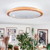 Nogueira Deckenleuchte LED Naturfarben, Weiß, 1-flammig