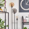 Gastor Stehleuchte Glas 15 cm Schwarz, 3-flammig