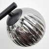 Chehalis Deckenleuchte Glas 10 cm, 12 cm Rauchfarben, 3-flammig