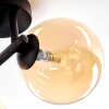 Chehalis Deckenleuchte Glas 15 cm Bernsteinfarben, 3-flammig