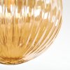 Chehalis Deckenleuchte Glas 15 cm Bernsteinfarben, 3-flammig