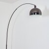 Baloca Stehleuchte 27 cm Chrom, Schwarz, 1-flammig