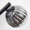 Chehalis Deckenleuchte Glas 10 cm Rauchfarben, 3-flammig