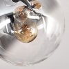 Chehalis Deckenleuchte Glas 15 cm Bernsteinfarben, Klar, Rauchfarben, 8-flammig