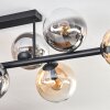 Gastor Deckenleuchte Glas 15 cm Bernsteinfarben, Klar, Rauchfarben, 8-flammig