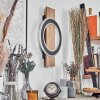 Besperia Wandleuchte LED Holzoptik, Schwarz, 1-flammig