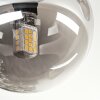 Chehalis Deckenleuchte Glas 10 cm Rauchfarben, 3-flammig