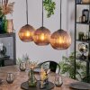 Koyoto Hängeleuchte Glas 20 cm Kupferfarben, 3-flammig