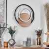 Rapoila Wandleuchte LED Holzoptik, Schwarz, 1-flammig